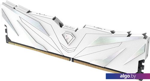 Оперативная память Netac Shadow II White 8ГБ DDR4 3200МГц NTSWD4P32SP-08W Оперативная память Netac Shadow II White 8ГБ DDR4 3200МГц NTSWD4P32SP-08W