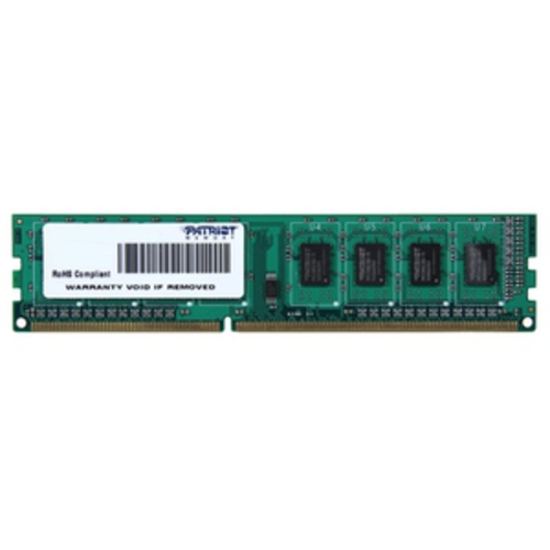 

Оперативная память Patriot Signature 4GB DDR3 PC3-12800 (PSD34G160081)