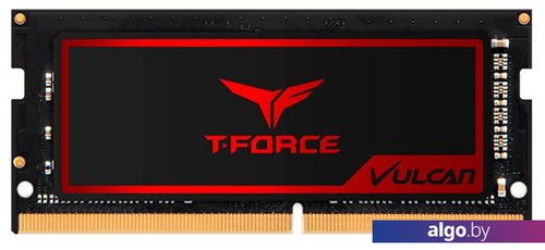 Оперативная память Team Vulcan 8GB DDR4 SODIMM PC4-21300 TLRD48G2666HC18F-S01 Оперативная память Team Vulcan 8GB DDR4 SODIMM PC4-21300 TLRD48G2666HC18F-S01