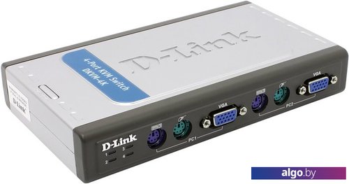 

Переключатель D-Link DKVM-4K-B2A, Серебристый;серый