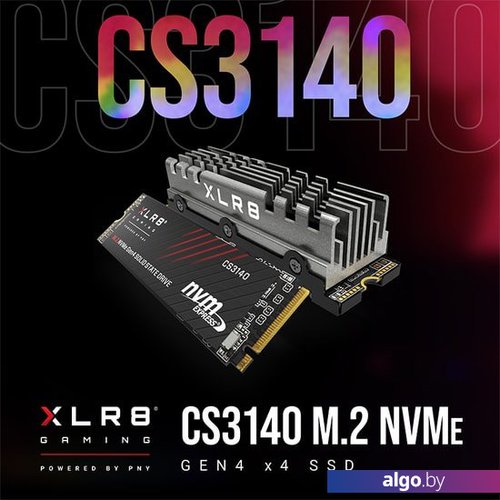 SSD PNY XLR8 CS3140 Heatsink 2TB M280CS3140-2TB-RB SSD PNY XLR8 CS3140 Heatsink 2TB M280CS3140-2TB-RB