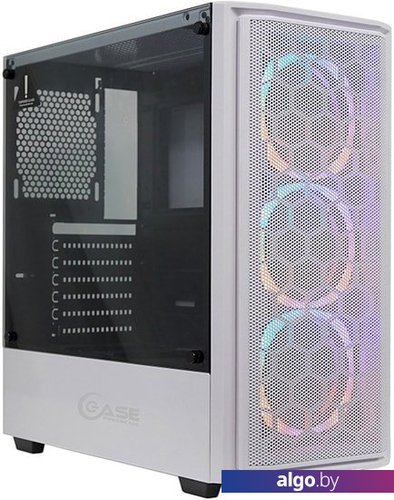 Корпус Powercase Alisio Mesh M3 White ARGB