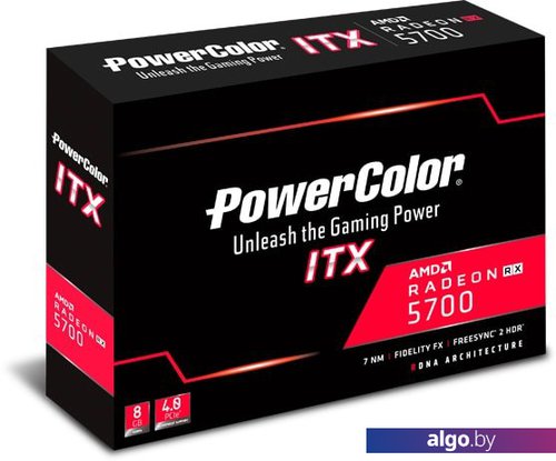 Видеокарта PowerColor Radeon RX 5700 ITX 8GB GDDR6 AXRX 5700 ITX