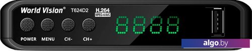 

Приемник цифрового ТВ World Vision T624 D2, Черный