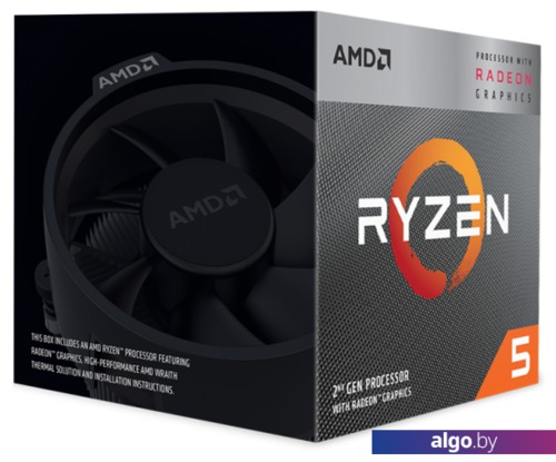 Процессор AMD Ryzen 5 3400G (BOX) Процессор AMD Ryzen 5 3400G (BOX)