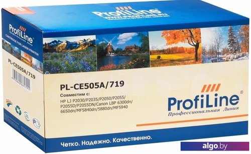 

Картридж ProfiLine PL-CE505A/719 (аналог HP CE505A), Черный