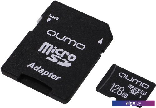 Карта памяти QUMO microSDXC QM128GMICSDXC10U3 128GB Карта памяти QUMO microSDXC QM128GMICSDXC10U3 128GB