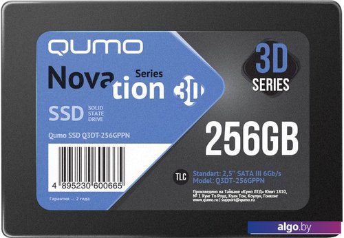 SSD QUMO Novation 3D TLC 256GB Q3DT-256GPPN SSD QUMO Novation 3D TLC 256GB Q3DT-256GPPN