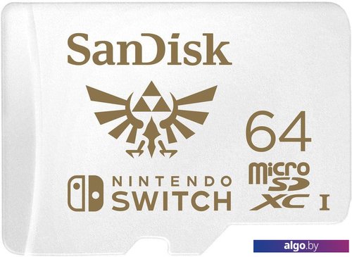 

Карта памяти SanDisk For Nintendo Switch microSDXC SDSQXAT-064G-GNCZN 64GB