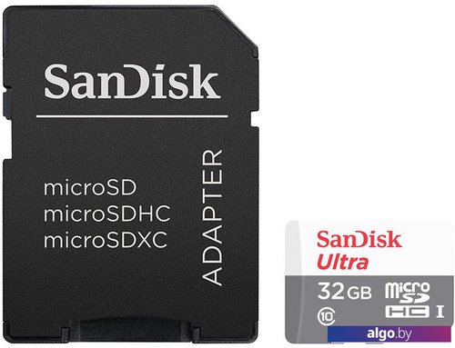 Карта памяти SanDisk Ultra microSDHC Class 10 UHS-I 32GB (с адаптером) Карта памяти SanDisk Ultra microSDHC Class 10 UHS-I 32GB (с адаптером)