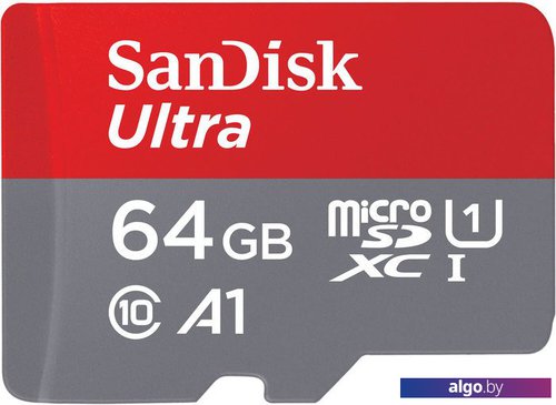 

Карта памяти SanDisk Ultra microSDXC SDSQUA4-064G-GN6MN 64GB