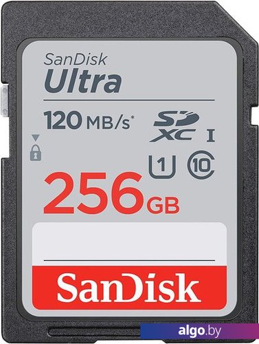 

Карта памяти SanDisk Ultra SDXC SDSDUN4-256G-GN6IN 256GB