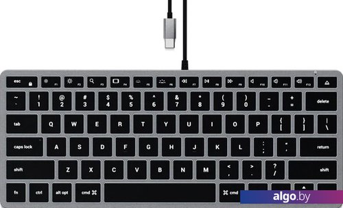 

Клавиатура Satechi Slim W1 Wired Backlit Keyboard (серый космос, нет кириллицы)