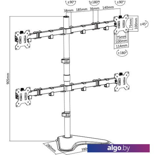 Кронштейн SBOX LCD-F048 Кронштейн SBOX LCD-F048