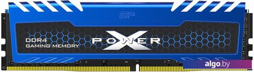 

Оперативная память Silicon-Power XPower Turbine 8GB DDR4 PC4-21300 SP008GXLZU266BSA, Синий