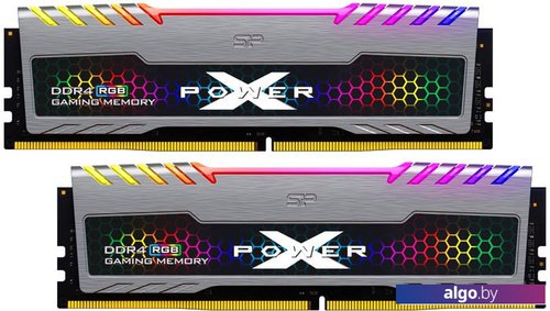 Оперативная память Silicon-Power XPower Turbine RGB 2x8GB DDR4 PC4-25600 SP016GXLZU320BDB Оперативная память Silicon-Power XPower Turbine RGB 2x8GB DDR4 PC4-25600 SP016GXLZU320BDB