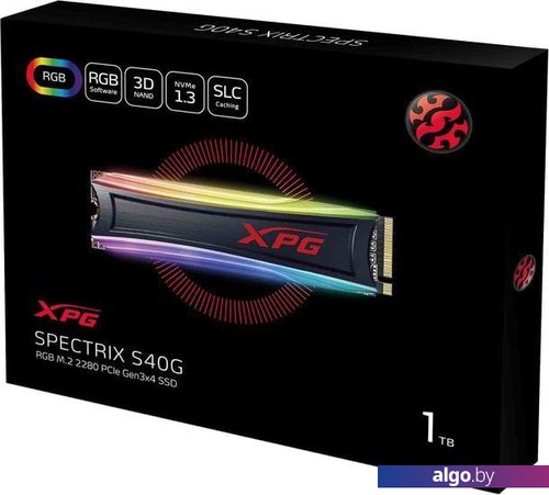 SSD A-Data XPG Spectrix S40G RGB 2TB AS40G-2TT-C SSD A-Data XPG Spectrix S40G RGB 2TB AS40G-2TT-C