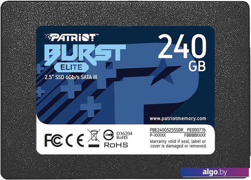 

SSD Patriot Burst Elite 240GB PBE240GS25SSDR