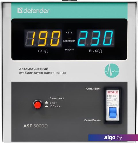 

Стабилизатор напряжения Defender ASF 5000D