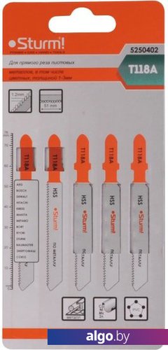 

Набор оснастки Sturm 5250402 (5 предметов)