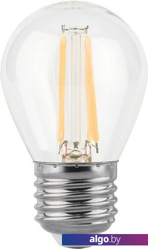 

Светодиодная лампа Gauss LED Filament Globe E27 7 Вт 4100 К 105802207