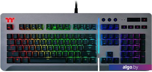 Клавиатура Thermaltake Level 20 RGB Titanium (Cherry MX Speed Silver)
