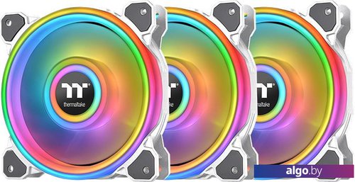 

Вентилятор для корпуса Thermaltake Riing Quad 12 RGB TT Premium 3 Fan Pack CL-F100-PL12SW-A, Белый