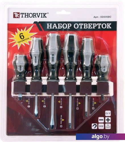 Набор отверток Thorvik SDS06BC (6 предметов)