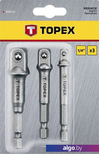 Набор оснастки TOPEX 38D151 3 предмета Набор оснастки TOPEX 38D151 3 предмета