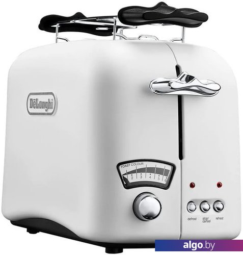 Тостер DeLonghi Argento Flora CT021.W1 Тостер DeLonghi Argento Flora CT021.W1