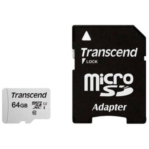Карта памяти Transcend microSDXC 300S 64GB + адаптер Карта памяти Transcend microSDXC 300S 64GB + адаптер