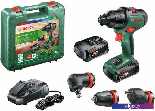 Ударная дрель-шуруповерт Bosch AdvancedImpact 18 06039B510B (с 2-мя АКБ, кейс) Ударная дрель-шуруповерт Bosch AdvancedImpact 18 06039B510B (с 2-мя АКБ, кейс)