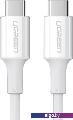 

Кабель Ugreen US300 60551 USB Type-C - USB Type-C (1 м, белый)