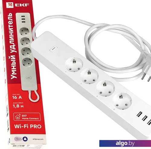 

Умный удлинитель EKF Connect PRO RCE-2-WF