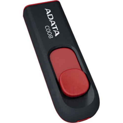 

USB Flash A-Data C008 Black+Red 64 Гб (AC008-64G-RKD)