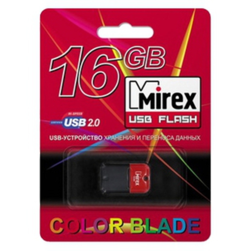 

USB Flash Mirex ARTON RED 16GB (13600-FMUART16)