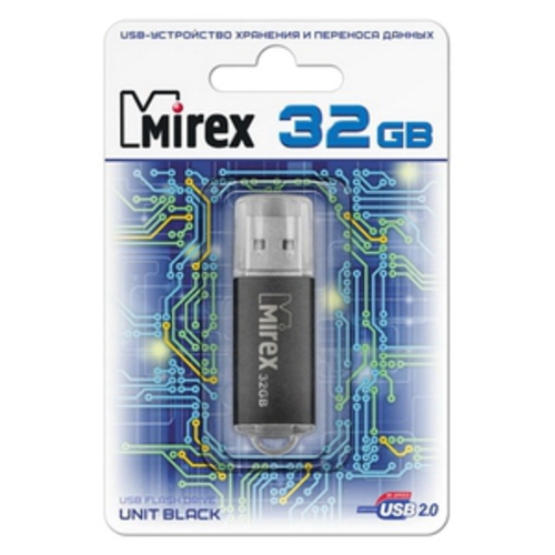 

USB Flash Mirex UNIT BLACK 32GB (13600-FMUUND32)