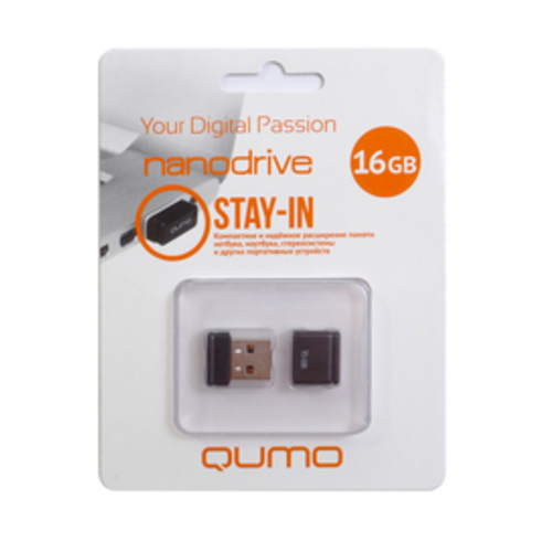 

USB Flash QUMO NanoDrive 16Gb Black