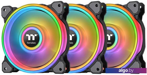 

Вентилятор для корпуса Thermaltake Riing Quad 14 RGB TT Premium 3 Fan Pack CL-F089-PL14SW-A, Черный