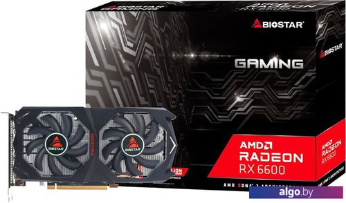 

Видеокарта BIOSTAR Radeon RX 6600 8GB GDDR6 VA6606RM81