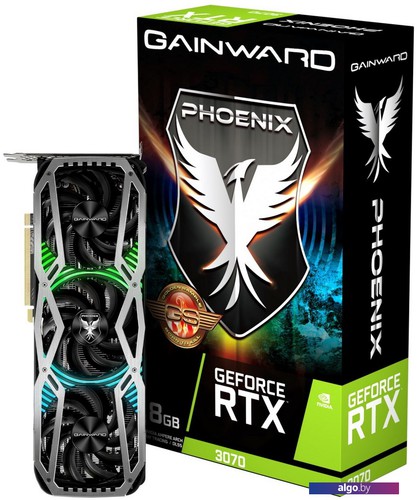 Видеокарта Gainward GeForce RTX 3070 Phoenix GS V1 8GB GDDR6 Видеокарта Gainward GeForce RTX 3070 Phoenix GS V1 8GB GDDR6