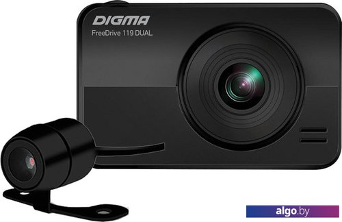 

Видеорегистратор Digma FreeDrive 119 Dual, Черный