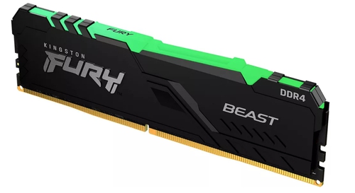 

Оперативная память Kingston FURY Beast RGB 8GB DDR4 PC4-29800 KF437C19BBA/8