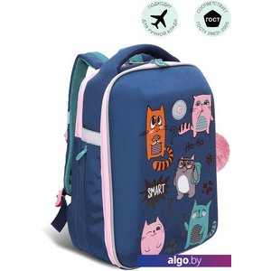 Школьный рюкзак Grizzly Rap-290-7 (синий)