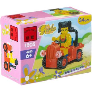 Конструктор Enlighten Girls 1205 Девочка в автомобиле