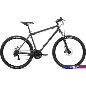 Велосипед Forward Sporting 27.5 2.2 D р.17 2022 (темно-серый/черный)