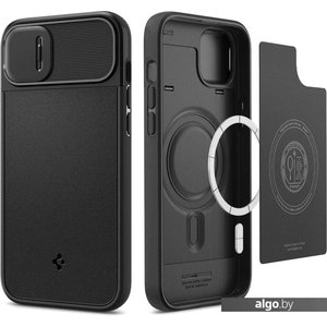 Чехол для телефона Spigen Optik Armor Mag Magsafe iPhone 14 Plus Black ACS04923 (черный)