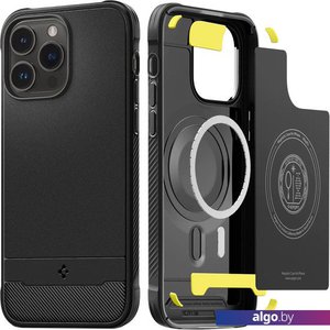 Чехол для телефона Spigen Rugged Armor MagFit iPhone 14 Pro Max ACS04812 (matte black)