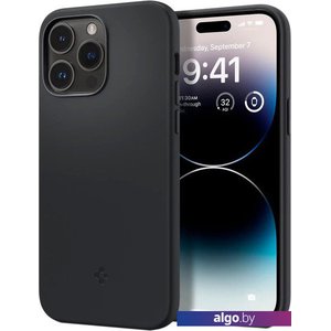 Чехол для телефона Spigen Silicone Fit MagFit iPhone 14 Pro Max ACS04846 (black)