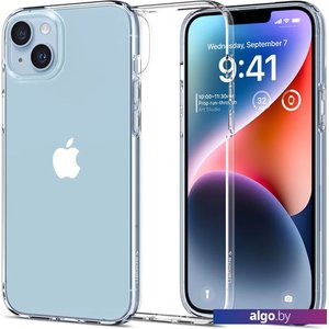 Чехол для телефона Spigen Liquid Crystal iPhone 14 Crystal Clear ACS05033 (прозрачный)